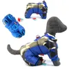 冬のペット犬の服スーパーウォームジャケットコットンコート防水小さな犬のペット服のための服のための服のための服スノーシット211013