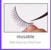 Venta al por mayor de pestañas naturales Faux Cils 3D pestañas cortas herramientas de maquillaje para uso diario pestañas entrecruzadas reutilizables