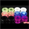 Other Drop Delivery 2021 Arrival Flesh Tunnel Uv Acrylic Piercing Fancy Ear Expander Body Jewelry 100Pcs/Lot 3Qfre