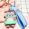 Fashion- and Korean Cartoon Totoro Silicone Doll Keychain Animation Schoolbag Cute Creative Pendant Small Gift