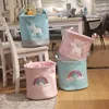 Foldable Laundry Basket for Dirty Clothes Toys canvas storag large baskets kids baby Home washing Organizer bag 210609