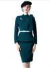 High End Celebrity Temperament Suit Women's Automne Et Winter Fashion Retro Small Fragrance Slim Suit Suit Jupe 211119