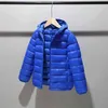 VIDMID Children's boys girls light down cotton clothes children's solid color coats jackets P5497 211027