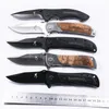 Browning siyah renkli ahşap beyaz gölge ahşap kol katlanır bıçak açık kamp kendini savunma cep bıçakları edc aracı hw151