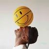 Smiling Face Street Basket Ball Size 5/7 Professional Match Training Basketball Multicolor Gift for Boys2584929