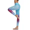 Geometric 3D Print Gradient Color Gym Workout Leggings High Waist Scrunch Mallas Deporte Mujer Push Up Plus Size Women 210604