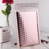 2021SD Express Bubble Enuple Bag Logistics Packaging Rose Gold Foil Bubble Mailer Gift Packaging Wedding Favor Film Package Bags 3094201