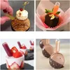 Einweg-Kunststoff-Squeeze-Transferpipetten, Pipette, Mini-Geschmacksinjektor für Erdbeer-Cupcake-Eis, Schokolade