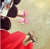 9colors Fashion new Woman Sandals Flip Flops Summer Cool Beach Rivets big bow flat sandal Brand jelly shoes girls size 36-41