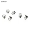 Lepton Mother of Pearl Cufflinks tuxedo studs Sets Fashion Shell Cufflink Collar Studs Cuff links Men Jewelry Drop