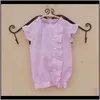 Clothing Baby Kids Maternity Drop Delivery 2021 Girls Summer Cotton Striped Shirt Casual Blouse Sleeveless Button Design Shirts For Teenager