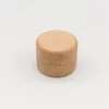 Beech Wood Small Round Storage Box Retro Vintage Ring Box for Wedding Natural Wooden Jewelry Case DH0877