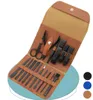 16 pièces ensemble de coupe-ongles ensemble de manucure kit de coupe-ongles Sharp pédicure en acier inoxydable noir avec étui en cuir PU pour ongle ongle XB1