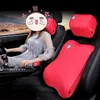 Auto Nackenkissen Rückenstütze Sitz Kopfstütze Memory Foam Baumwolle Stuhlbezug Büro Auto Reise Mesh Stoff Lendenkissen