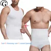 Mannen Bamboe Shaper Afslanken Gynaecomastia Corset Borst Binder Body Set Taille Trainer Belly Trimmer Butt Lift Underwear Prayger