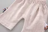 Conjuntos de roupas de verão para recém-nascido bebê menino roupa outerwear roupas infantil camisas shorts terno 1 ano bebês pano de aniversário conjuntos G1023