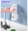 Dispenser automatico di sapone in schiuma Sensore touchless Ricarica USB Materiale ABS 300ML