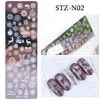 Nail Stamping Plates Flower Leaf Geometry Animals Image Stamp Templates Dreamcatch N01-12 Manicure Print Stencil Tools free DHL