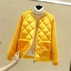 Women Spring Autumn Jacket Lamb Fur Parkas Short Coats And Plus Size Parka Mujer Slim Winter 210910