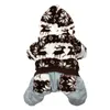犬のアパレル冬のペット服居心地の良いスノーフレークソフトジャケット猫衣装テディフーディーズコートペット服