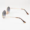 Gradiënt gepolariseerde dame zonnebril zeshoek mode zonnebril dames vrouwelijk gloednieuw vintage metalen frame trendy tinten oculosdesol 1972