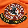 مخصص بيج بوي بالتيمور بلاك سوكس تراث NLBM الزنوج الدوريات رجل البيسبول جيرسي أسود برتقالي بديل الحجم S-3XL