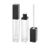 Lip gloss tube empty 5ML Lips container makeup Bottle oil containers Square plastic tubes epacket RRD7025