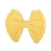 DHL MQSP 35 Inch Baby Kids Girls Barrettes Solid Quality Linen Cotton Cute Princess Hairclippers1196826