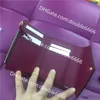 women purses luxury real leather multicolor short wallet Card holder Holders single classic zipper pocket designer wallets long purse