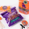 50pcs/lot Halloween Cartoon Cookie Party Decoration Bag Small Gift Jewelry Packaging Bags Food Flat Pocket