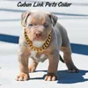 Kot kołnierz prowadzi kubańskie łącze grube cichy naszyjnik łańcuch dla psów background collar zwierzęta biżuteria jw