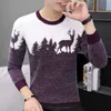 2020 Sweater Mens Clothing New Fall Winter Long Sleeve Plus Size Knitted Clothes High Quality Korean Style Slim Fashion Man Tops Y0907