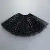 Enfants Tutu Tulle Jupes Paillettes Pettiskirt Bébé Danse Ballet Scène Jupes Maille Gaze Moitié Pompous Fête Mini Jupe Dancewear Costume Dressup Fantaisie Jupes BC703