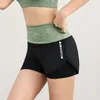 Running Shorts Fitness Leggings Ladies Summer Sports Quick-drying Tight-fitting Yoga Pocket Training Cycling -40