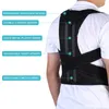 Back Support M 31.4"-37.4" Sticker Cloth Sponge Sandwich Mesh Adjustable Posture Corrector Strap Shoulder Brace Belt