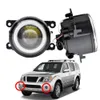 Para Nissan Pathfinder R51 2005-2012 FOG Light 2 PCS Frente Bumper Lamp Styling Anjo Olho LED Lente 12V H11