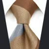 Cravatta da uomo extra lunga colorata 160 cm 63 "Cravatte nuziali per regalo di Natale floreale blu navy