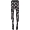 Enfärgad Crescent Moon Print Leggings Sommar Dambyxor Europeisk och amerikansk Hot Style Chic Bodycon Outfits S-XL Q0527
