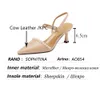 SOPHITINA Women Sandals Elegant Pearl String Bead Genuine Leather Sandals Buckle Pointed Toe Comfort Fashion Lady Shoes AO854 210513