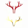 Other Festive & Party Supplies 5pcs Christmas Antlers Shape Cake Topper Exquisite Dessert Decoration Cupcake Toppers Fruit Picks For Festiva