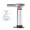 1300C Butane Scorch torch jet flame kitchen lighters torch Giant Heavy Duty Butane Refillable Micro Culinary Torches Self-igniting DHL free