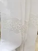 Роскошный жаккардовый белый занавес для спальни полые кружева нижние нежные элегантные французские окна Drapes JS56C 210913