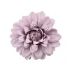 20pcs Dahlia fleurs de soie artificielle têtes pour la décoration de mariage rose bricolage couronne cadeau boîte scrapbooking artisanat fausse tête de fleur 211122