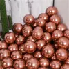 50 pcs 5inch cromado Balões de látex metálicos de ouro de prata rodada balões de metal festa de aniversário inflar Globos decoração de casamento suprimentos