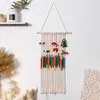 Regenboog macrame muur opknoping boho kwast christma kamer decor kawaii baby kinderen kinderkamer slaapkamer woondecoratie geschenk 210609