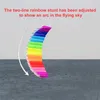 Dual Lines Parafoil Kite Flying Tools Line Power Braid Segeln Kitesurfen Regenbogen Outdoor-Spielzeug Sport Strand Lenkdrachen