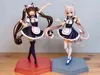 24 cm NEKOPARA Chocola Vanilla Figura Anime Chocola/Vaniglia Action Figure Toy PARATA Nekopara Chocola Figure Giocattoli Da Collezione X0503