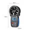 Other Electrical Instruments Digital Anemometer Mini LCD Wind Speed Meter Temperature Chill with Backlight