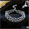 Подвесные ожерелья ювелирные украшения доставка 2021 Подвески Сексуальная сеть красная супер -вспышка бриллиантовая сея Mzxfj