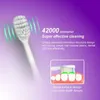 Osseni LCD Screen Sonic Electric Toothbrushes for Adults Kids Smart Timer Rechargeable Whitening Toothbrush IPX7 Waterproof 220224